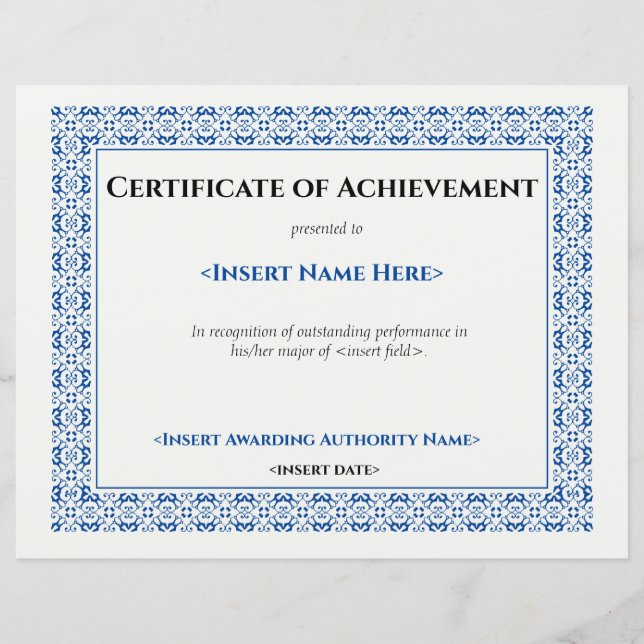 Certifikat för godkännande (Framsida)