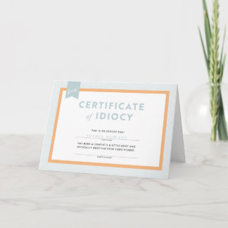 Certifikat för jonisationskort kort