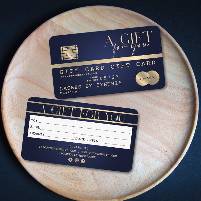 Certifikat för Kredit-kort med modernt Chic (Skapare uppladdad)