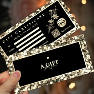 Certifikat för Lägg till Logotyp-gåva i Modern Gul