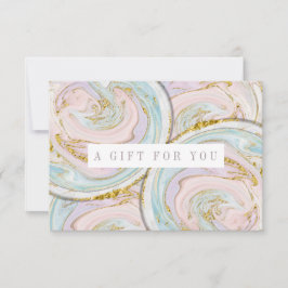 Certifikat för lila och blått marmor