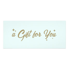 Certifikat för ljusblått modernt Retro-gåva Reklamkort