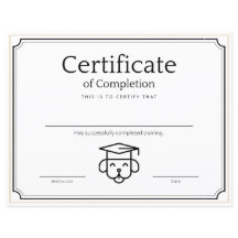 Certifikat för nöjesutbildning