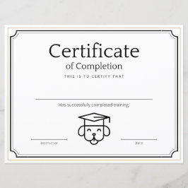 Certifikat för nöjesutbildning