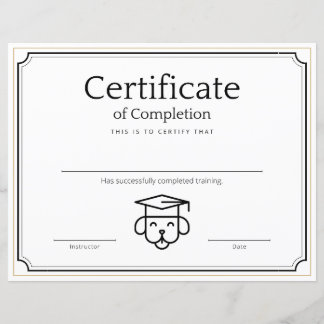 Certifikat för nöjesutbildning