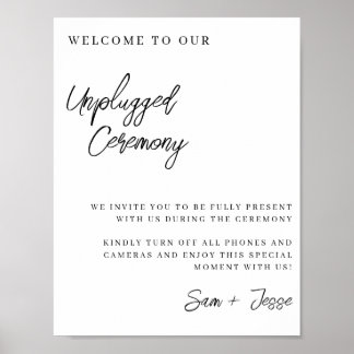 Certifikat för oansluten Bröllop-Ceremony Poster
