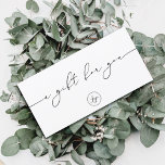 Certifikat för överlämnande av Logotyp med minimal<br><div class="desc">Certifikat för överlämnande av Logotyp med minimalistisk Elegant</div>