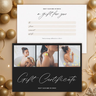 Certifikat för överlämnande av Logotyp med minimal Tack Kort