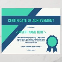 Certifikat för prestation