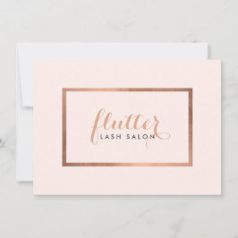Certifikat för Ro Guld Lash Salon Rosa Gift