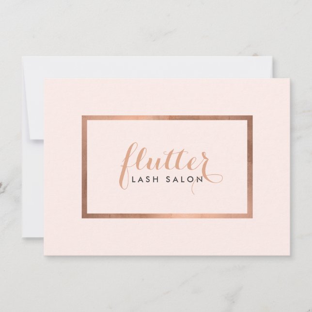 Certifikat för Ro Guld Lash Salon Rosa Gift (Framsida)