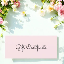 Certifikat för Rosa av gåva av skönhets- och affä