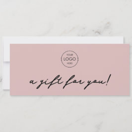 Certifikat för Rosa av minimalistisk logotyp