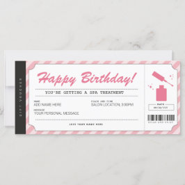 Certifikat för Rosa Gift-kupong för pedikyr