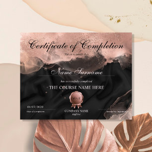 Certifikat för slutpris - Makeup-kurser