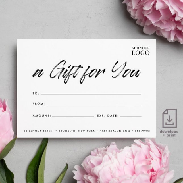 Certifikat för små företag i modern Chic Inbjudningar (Skapare uppladdad)
