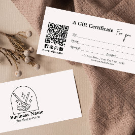 Certifikat för Städning av minimalisttjänster