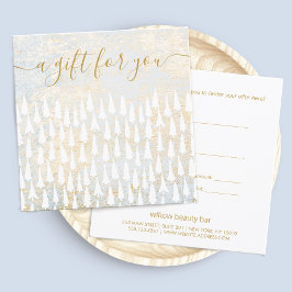 Certifikat för vit Julgranar Helgdag