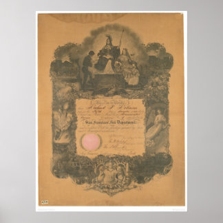 Certifikat från San Francisco Fire Department (148 Poster