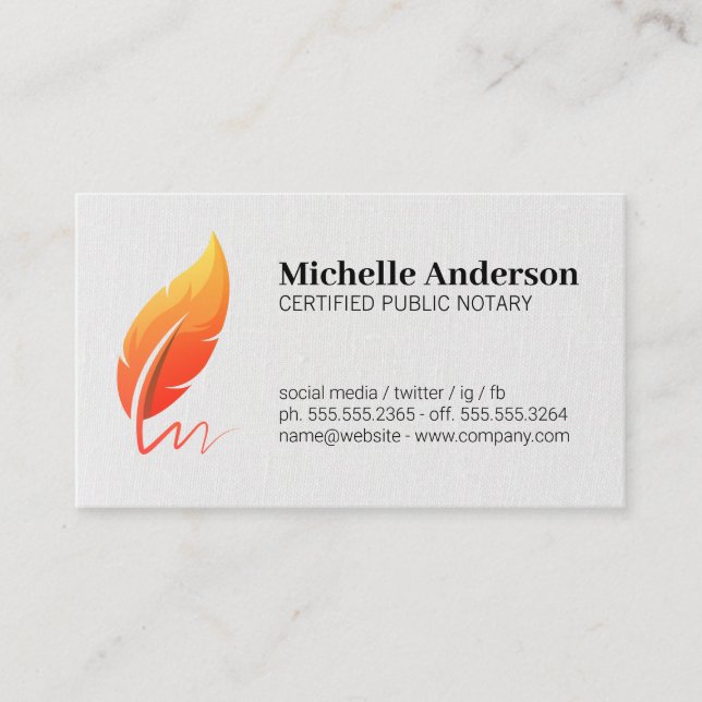 Certifikat | Ikon för offentlig notarius Logotyp (Framsida)