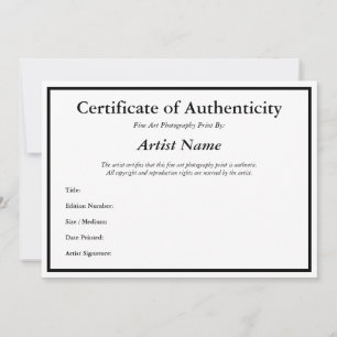 Certifikatautentisering för fotomall inbjudningar