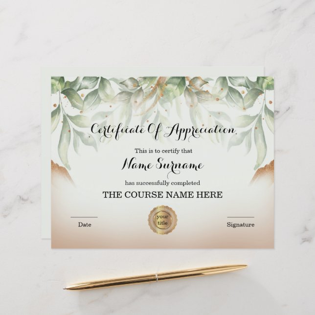 Certifikatbedömningstilldelning (Fram/Back In Situ)