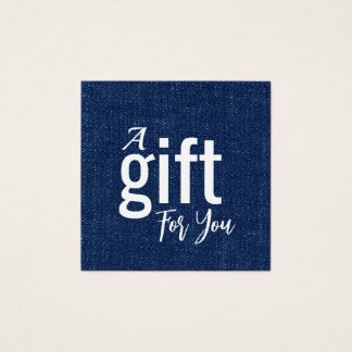 Certifikatkort för elegant Beauty Salon Gift - enk Fyrkantigt Visitkort