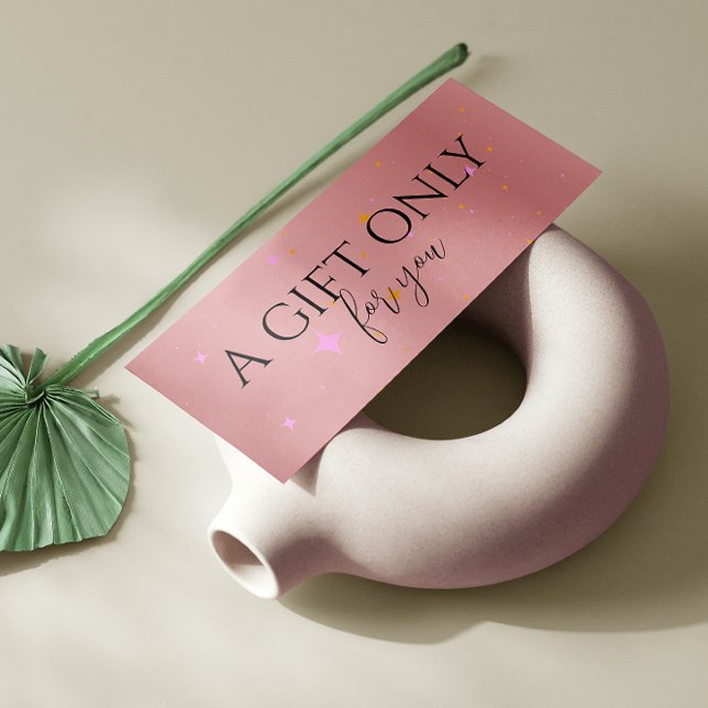 Certifikatkort från Esthetician Ro Guld (Esthetician Rose Gold Certificate Gift Card)