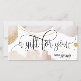 Certifikatpresentkort för modern abstrakt