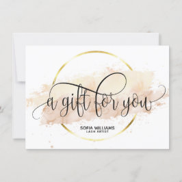 Certifikatpresentkort för modern abstrakt