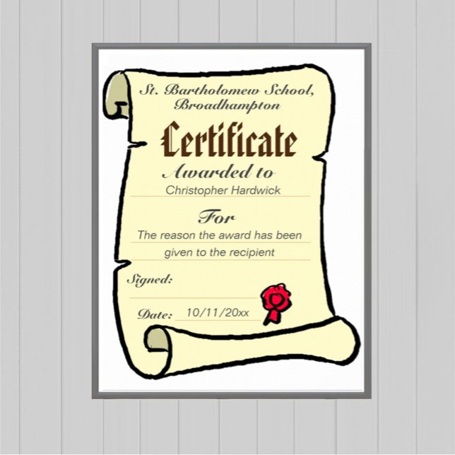 Certifikattilldelning med nedladdningsbart alterna poster (Skapare uppladdad)
