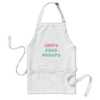 certo sono pronto italian Apron Förkläde