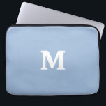 Cerulean Blue Solid Färg Laptop Fodral<br><div class="desc">Cerulean Blue Solid Färg modern färg.</div>