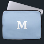 Cerulean Blue Solid Färg Laptop Fodral<br><div class="desc">Cerulean Blue Solid Färg modern färg.</div>