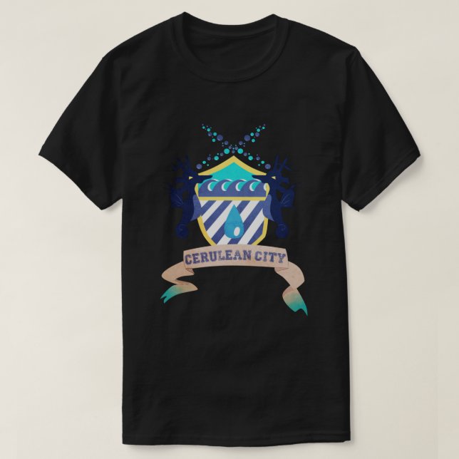 Cerulean City Gym Shirt .png T (Design framsida)