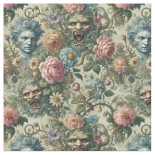Cerulean Muse - Gothic Victorian Classic Tile Tyg
