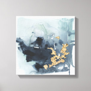 Cerulean och Guld Canvastryck