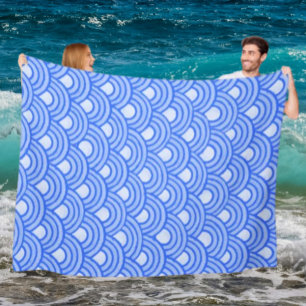 Cerulean Scales Fleece Blanket