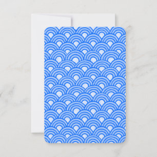 Cerulean Scalet Greeting Card Tack Kort