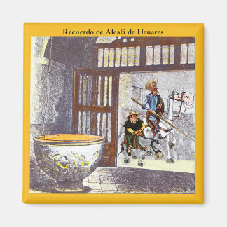 Cervantes Baptismal Font in Alcalá de Henares Magnet