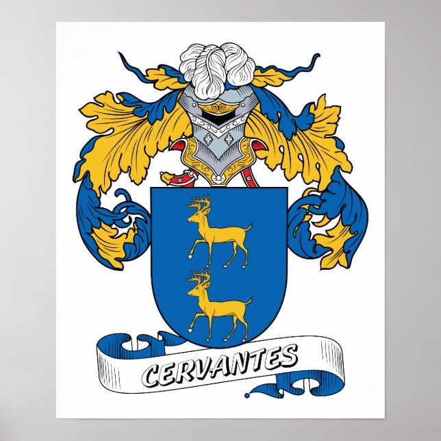 Cervantes Family Crest Poster (Framsidan)