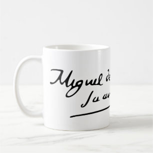 Cervantes Namnteckning Kaffemugg