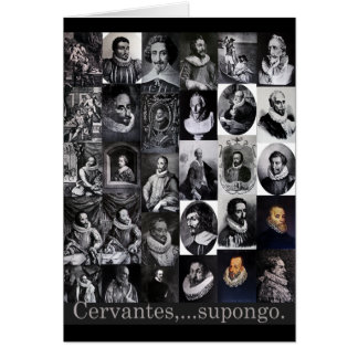 Cervantes, supongo hälsningskort