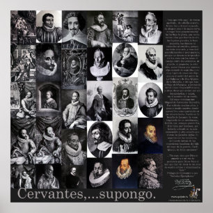 Cervantes, Supongo-Poster-400 Years Don Quijote Poster