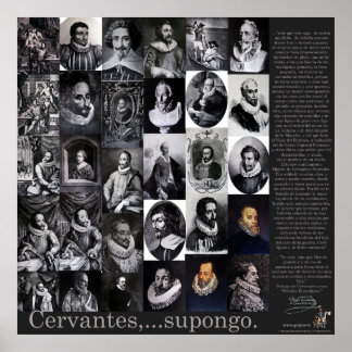 Cervantes, Supongo-Poster-400 Years Don Quijote Poster