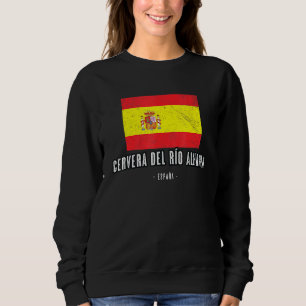 Cervera Del Ro Alhama Spanien Es Flagga City Bande T Shirt