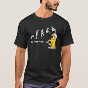 Cerveza Lunes Martes Miércoles Jueves Viernes Rega T Shirt