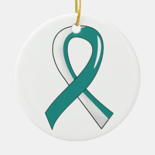 Cervical band 3 för cancerkrickavit julgransprydnad keramik