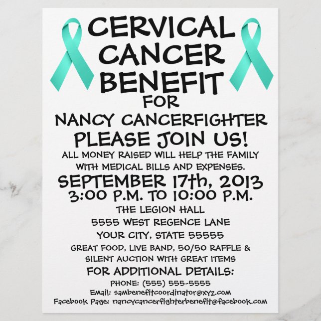 Cervical Cancer Benefit Flyer (Framsidan)