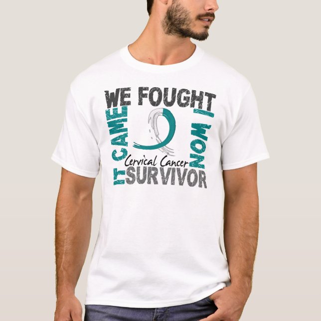 Cervical cancer för överlevande 5 tröja (Framsida)